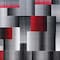 Flash Furniture Red 5' x 7' Modern Color Blocked Area Rug ACD-RGTRZ861-57-RD-GG - alternate 3